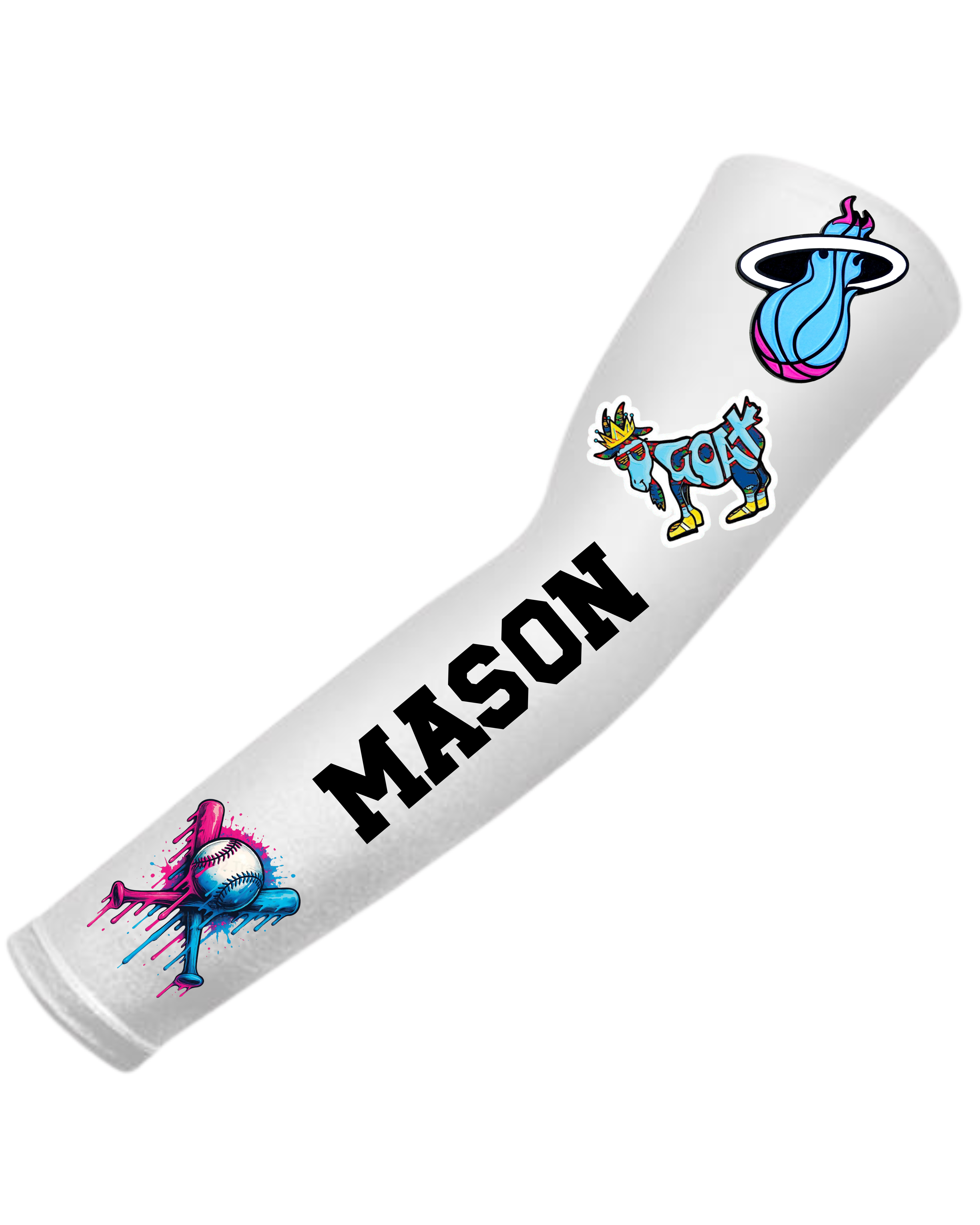Custom Icon Arm Bands (Set of 2) | Personalized Athletic Sleeves