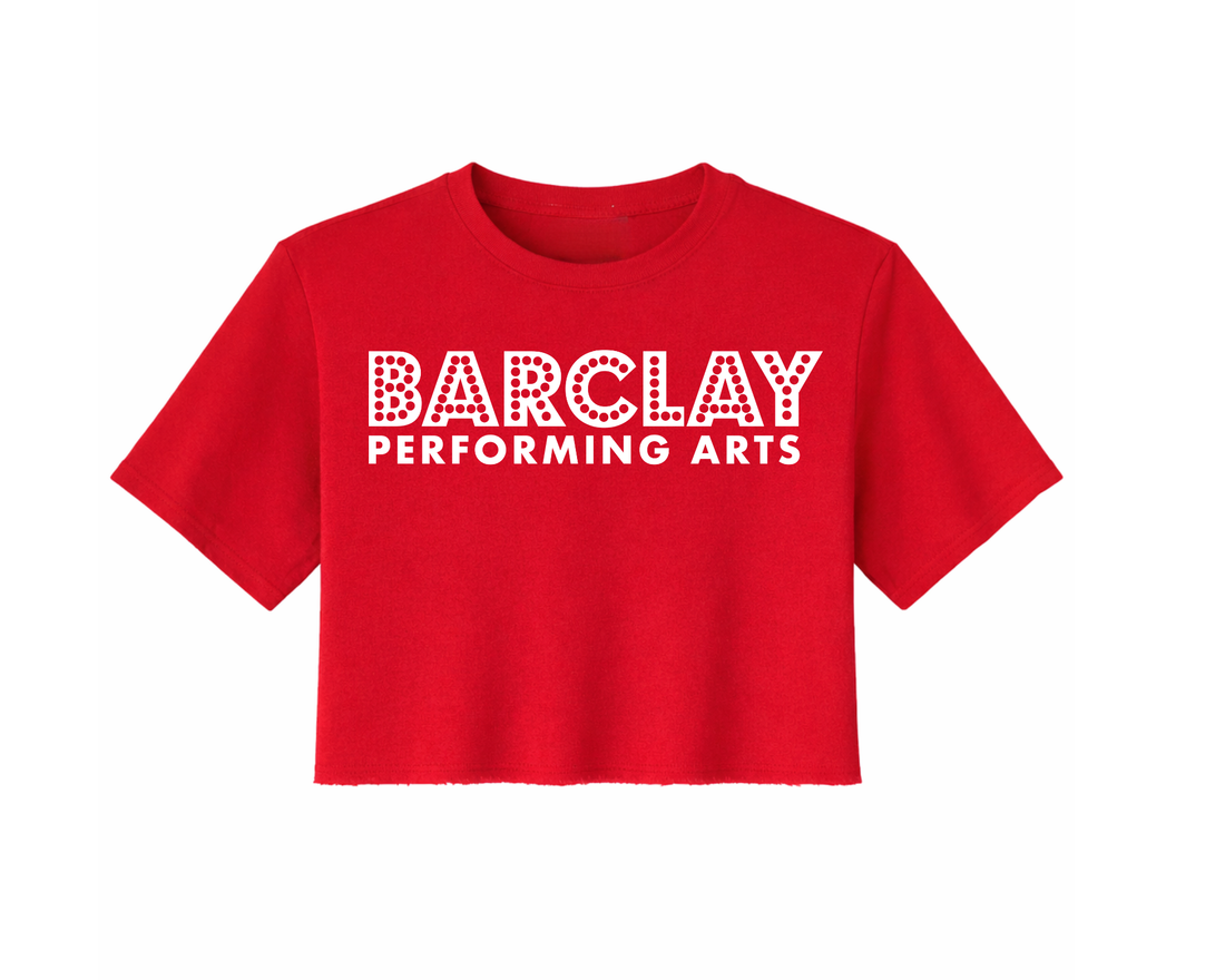 Raw Hem Cropped BARCLAY Tee