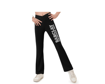 Girls BARCLAY Side Logo Crossover Flair Legging