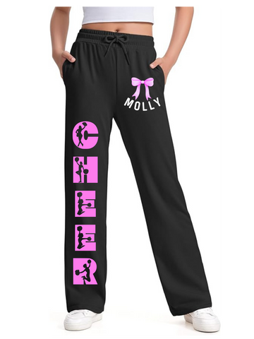 Wide leg CHEER Sweatpants
