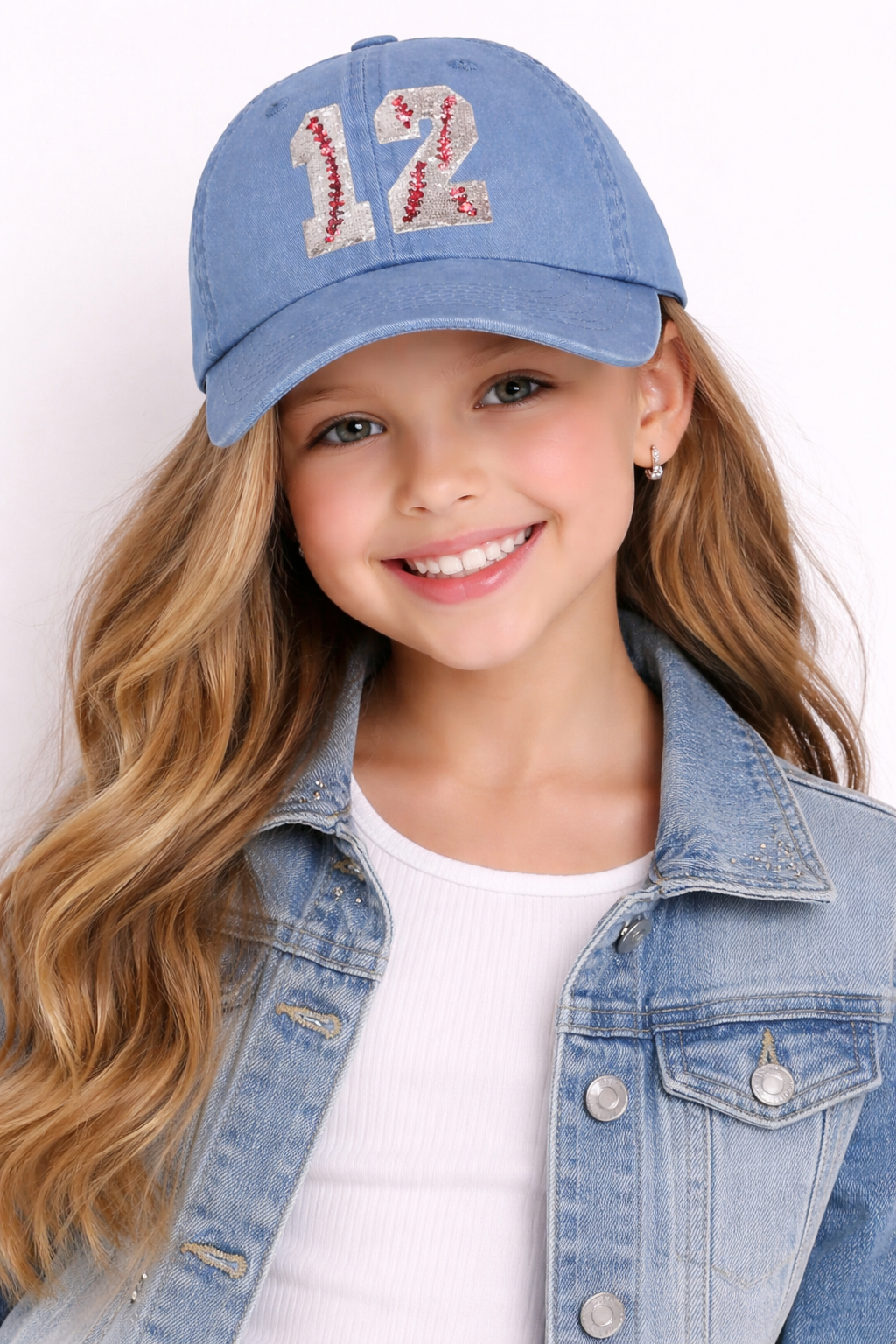 Sequin Baseball Cap | Adjustable Hat