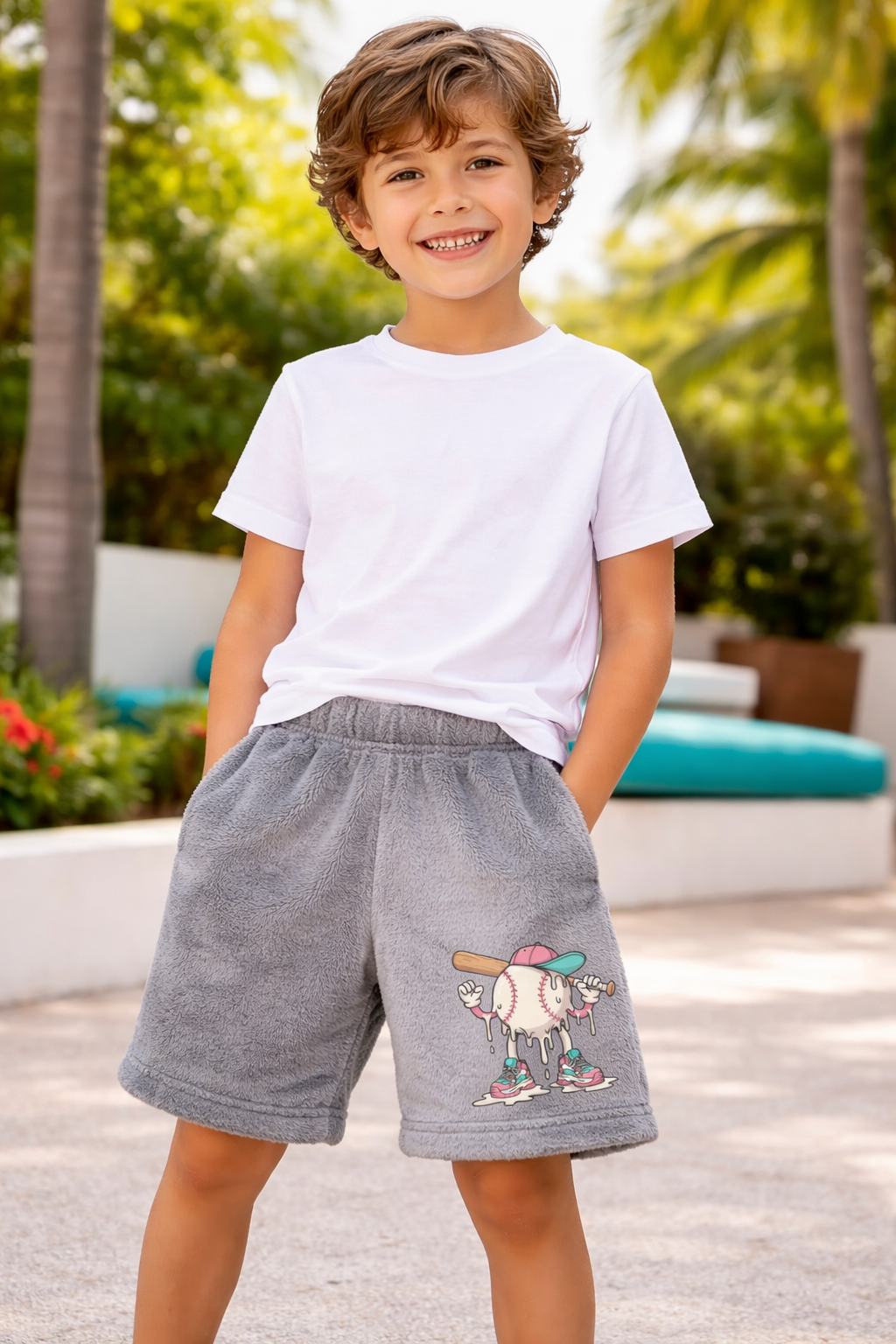 Slugger Melt Cozy PJ Shorts – Boys