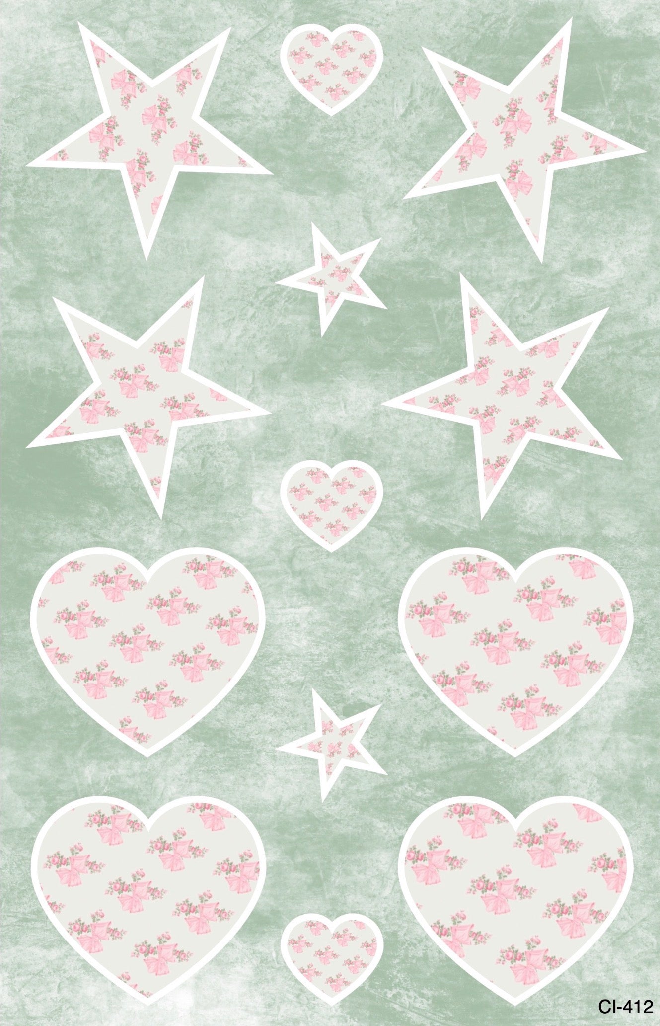 Namedrops 6x9 Cling it Sheets
