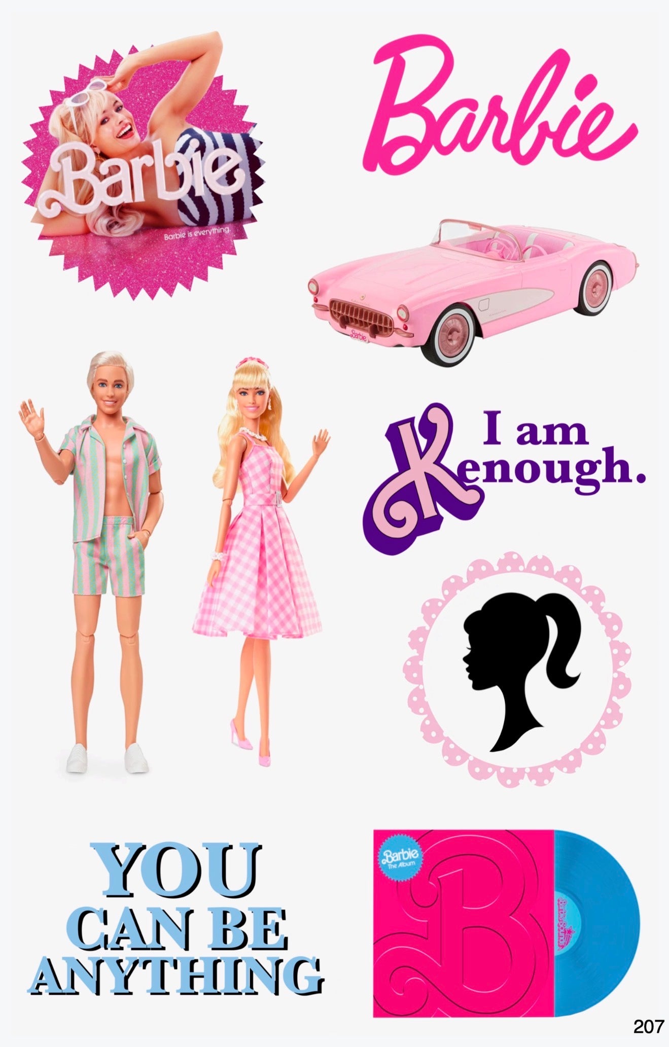 Namedrops 6x9 Cling it Sheets