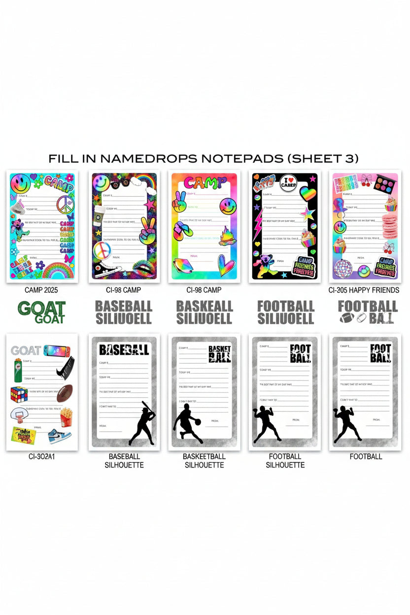 Namedrops Personalized Stationary