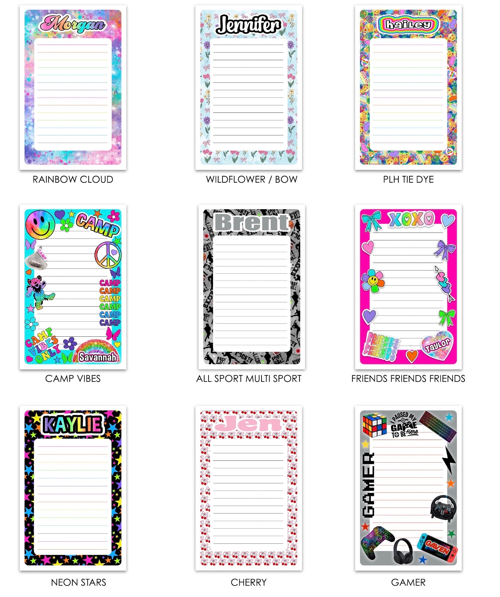 Namedrops Personalized Stationary