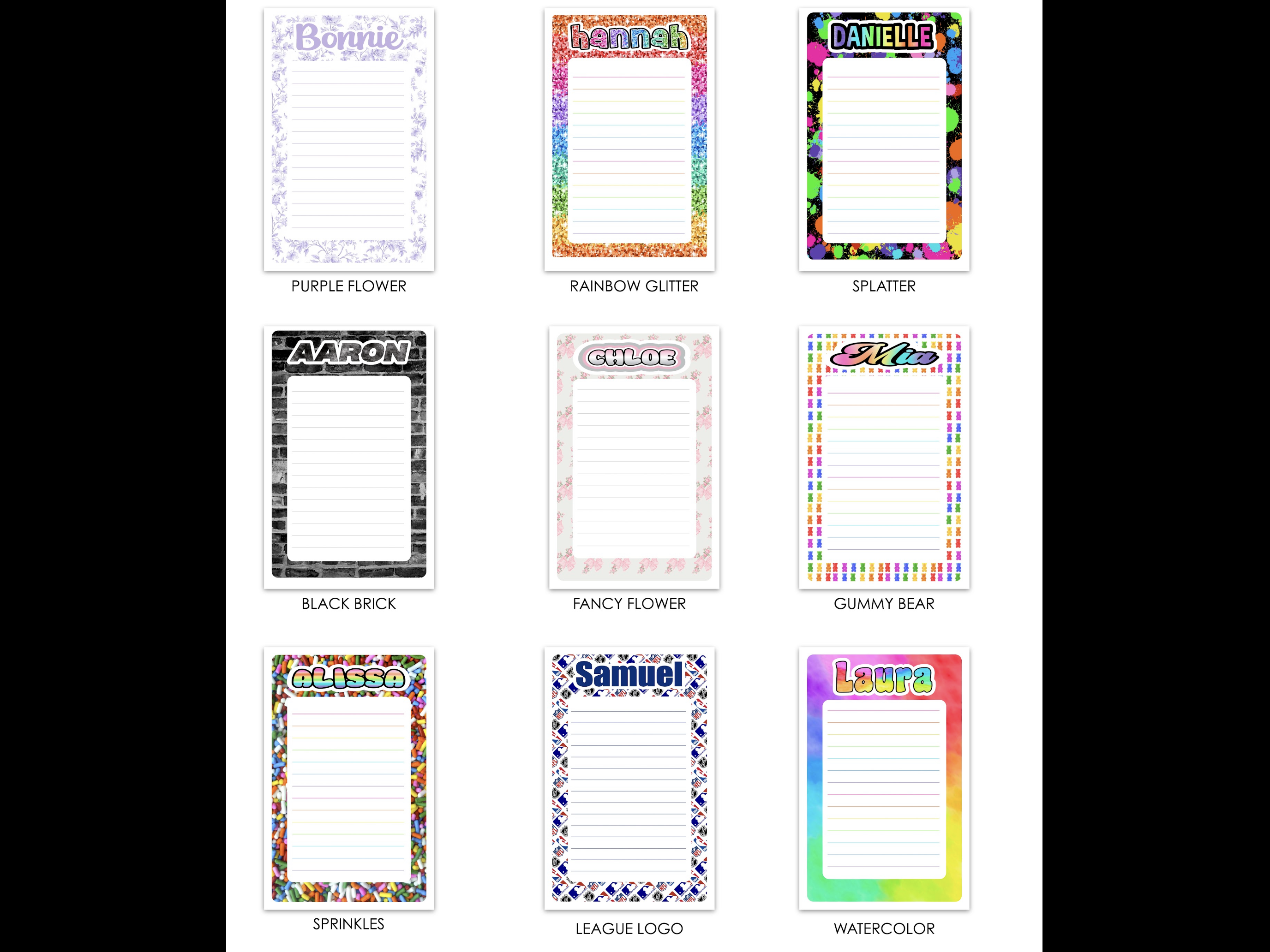 Namedrops Personalized Stationary