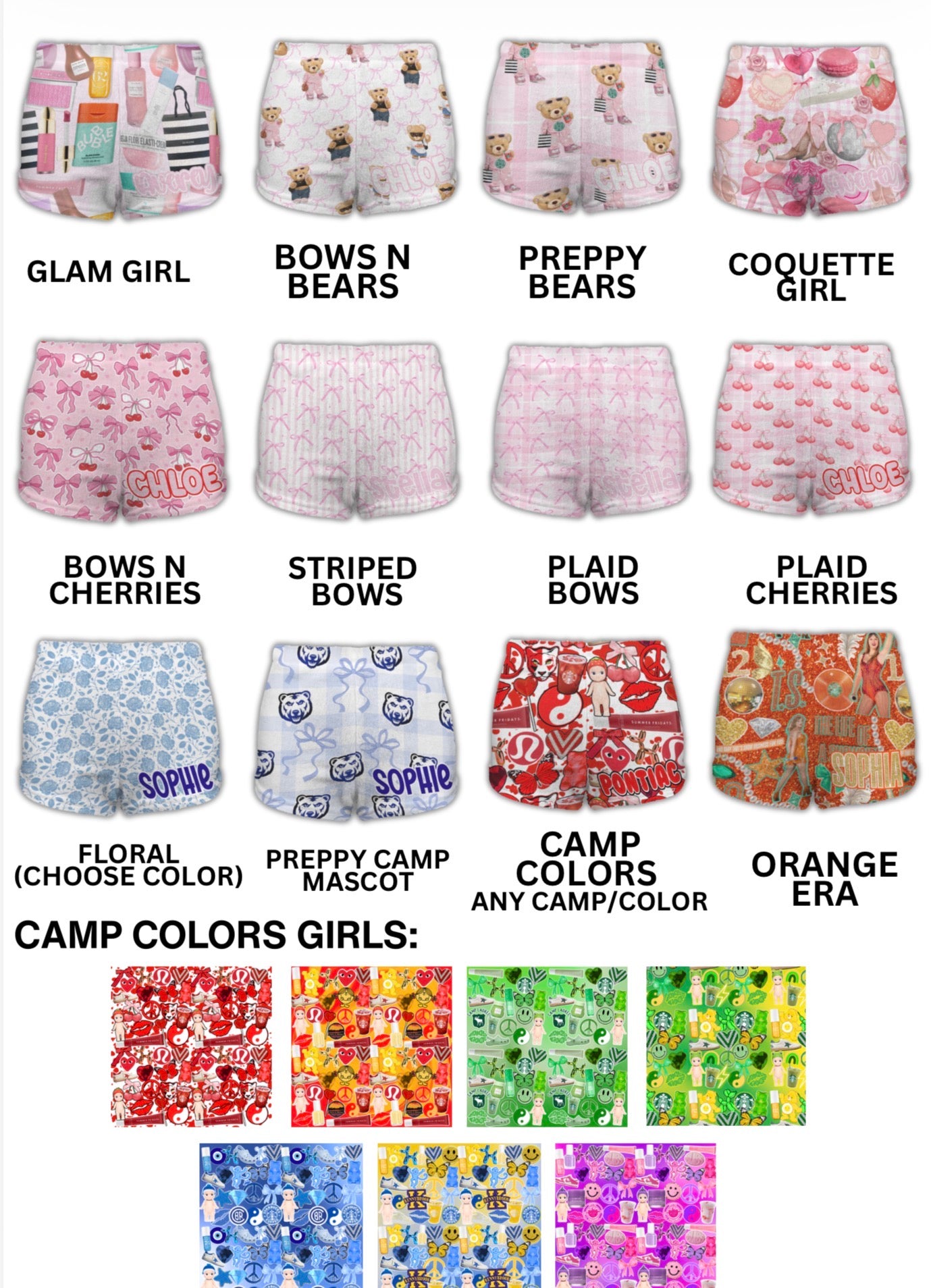 Plush Pajama Shorts