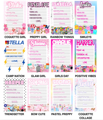 Personalized Fill-In Stationary