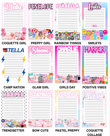 Personalized Lined Stationary
