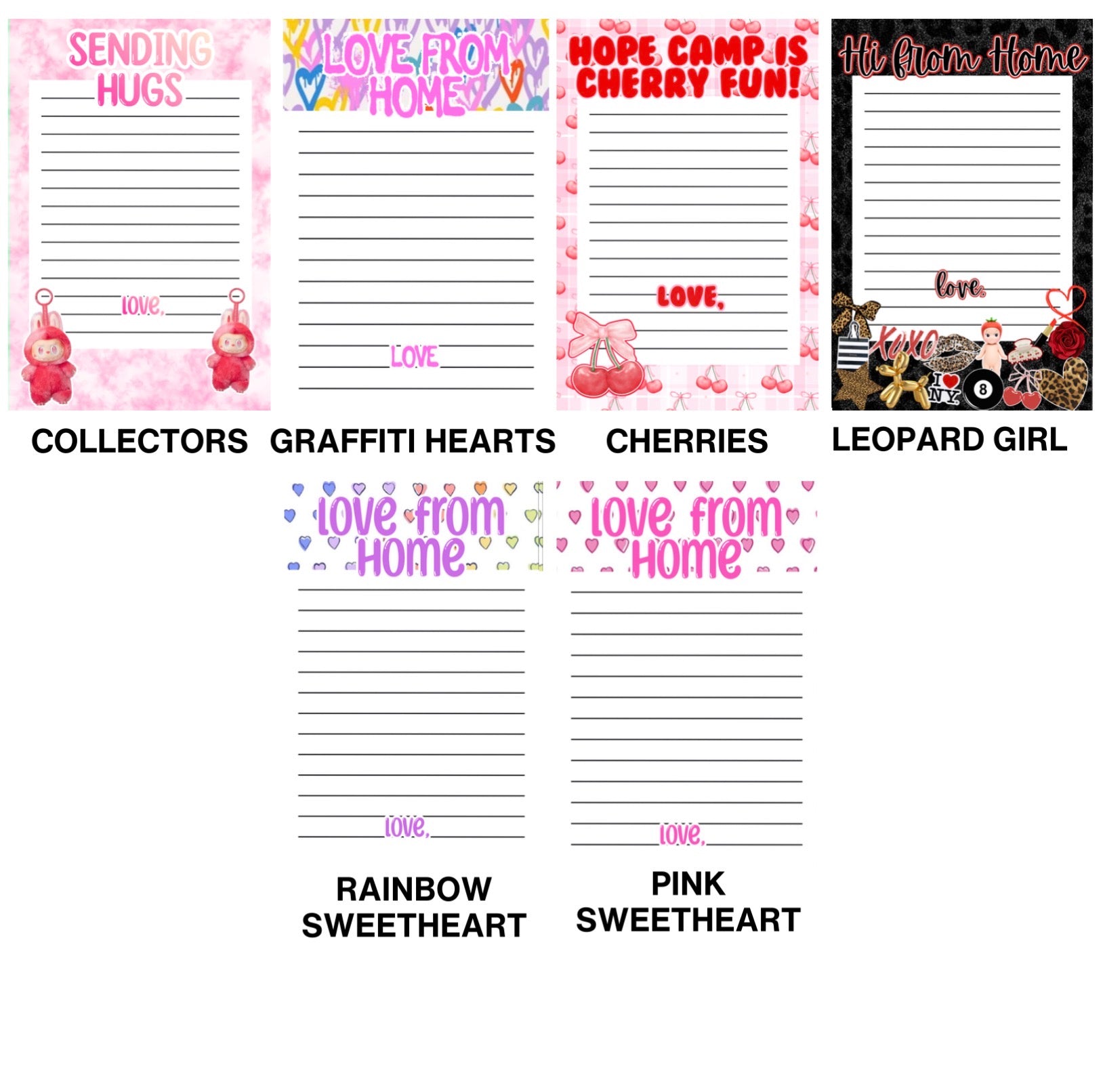 From Home Lined Stationary
