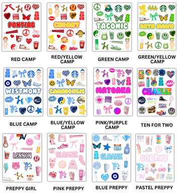 Removable Sticker Sheets