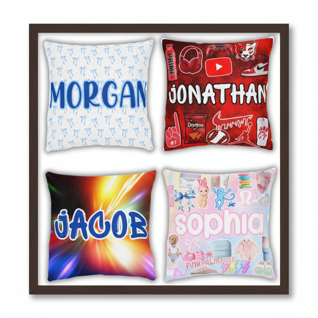 18X18 Name Pillow