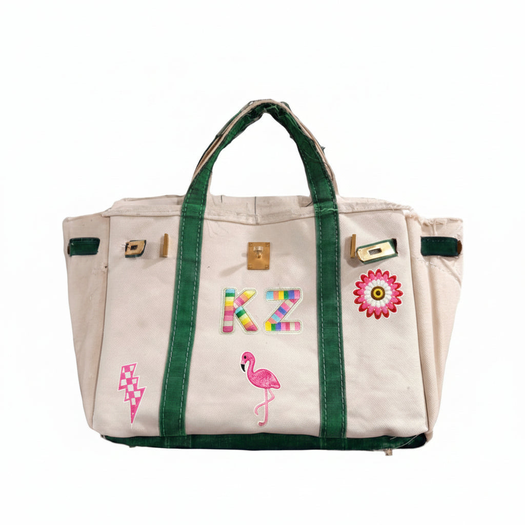 Custom Patch Boatkin Canvas Tote Bag | Personalized Tote Bag | Your Bag Your Way | Felix Rae Designs