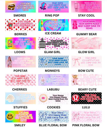 Predesigned Address Labels