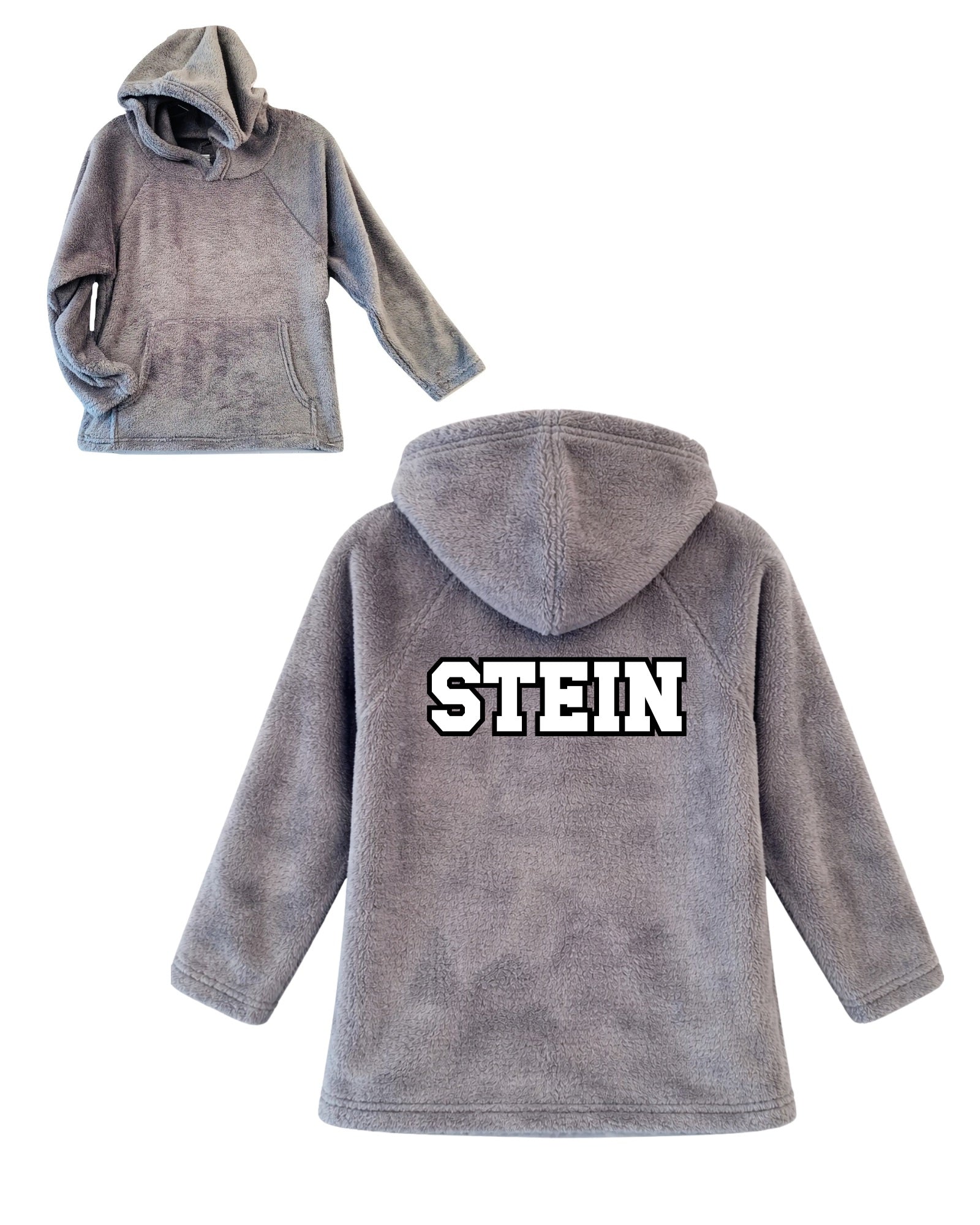 Personalized Kids Plush Fleece Hoodie – Cozy Custom Name Pullover