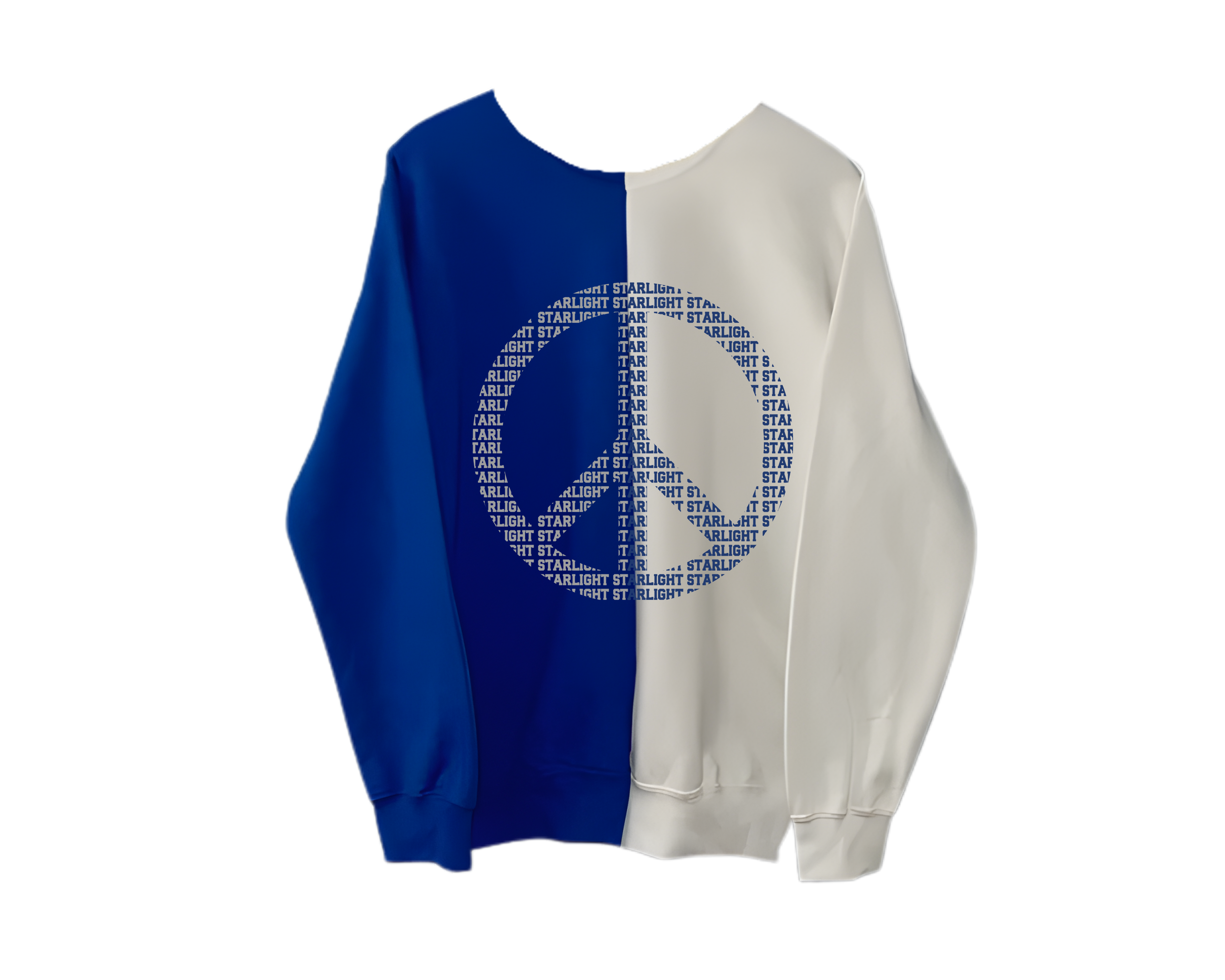Color Block Peace Crewneck