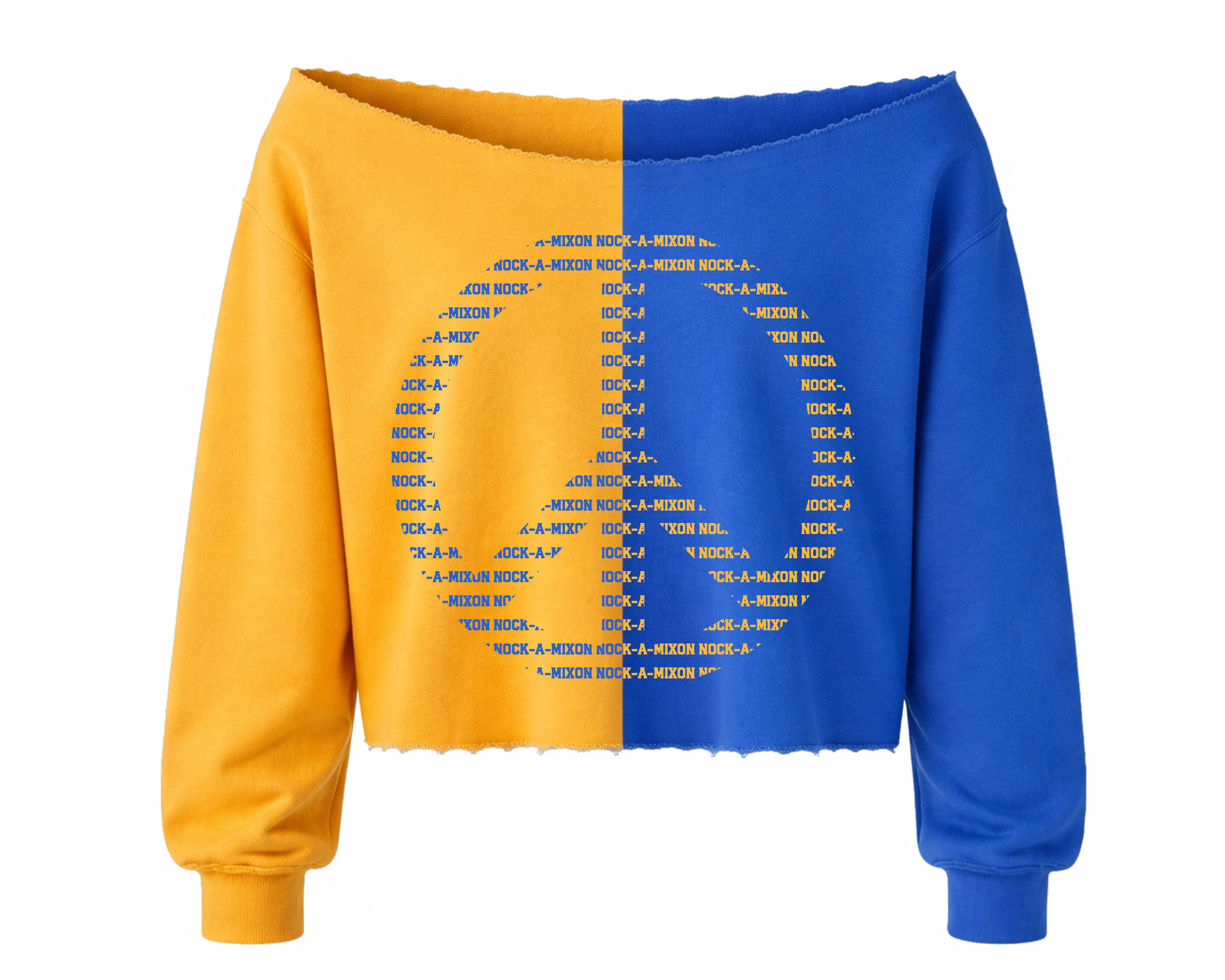 Color Block Peace Crewneck