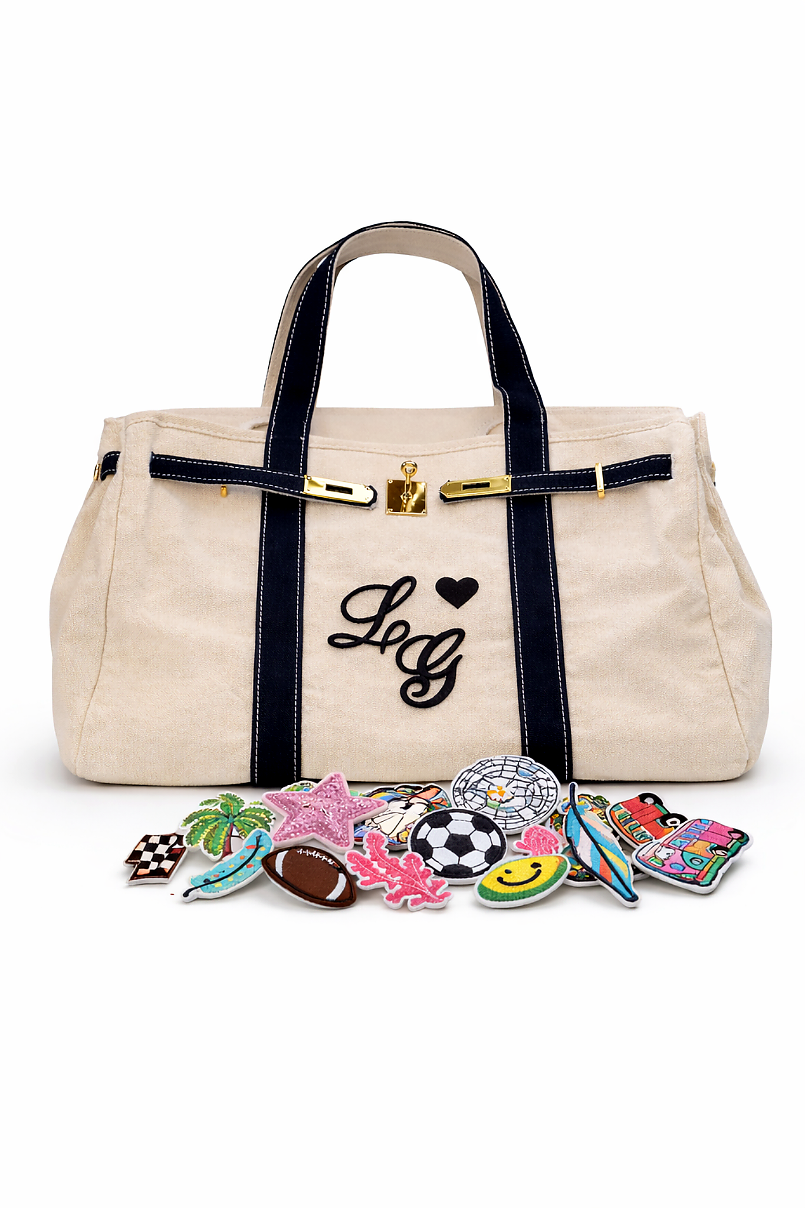 Custom Patch Boatkin Canvas Tote Bag | Personalized Tote Bag | Your Bag Your Way | Felix Rae Designs